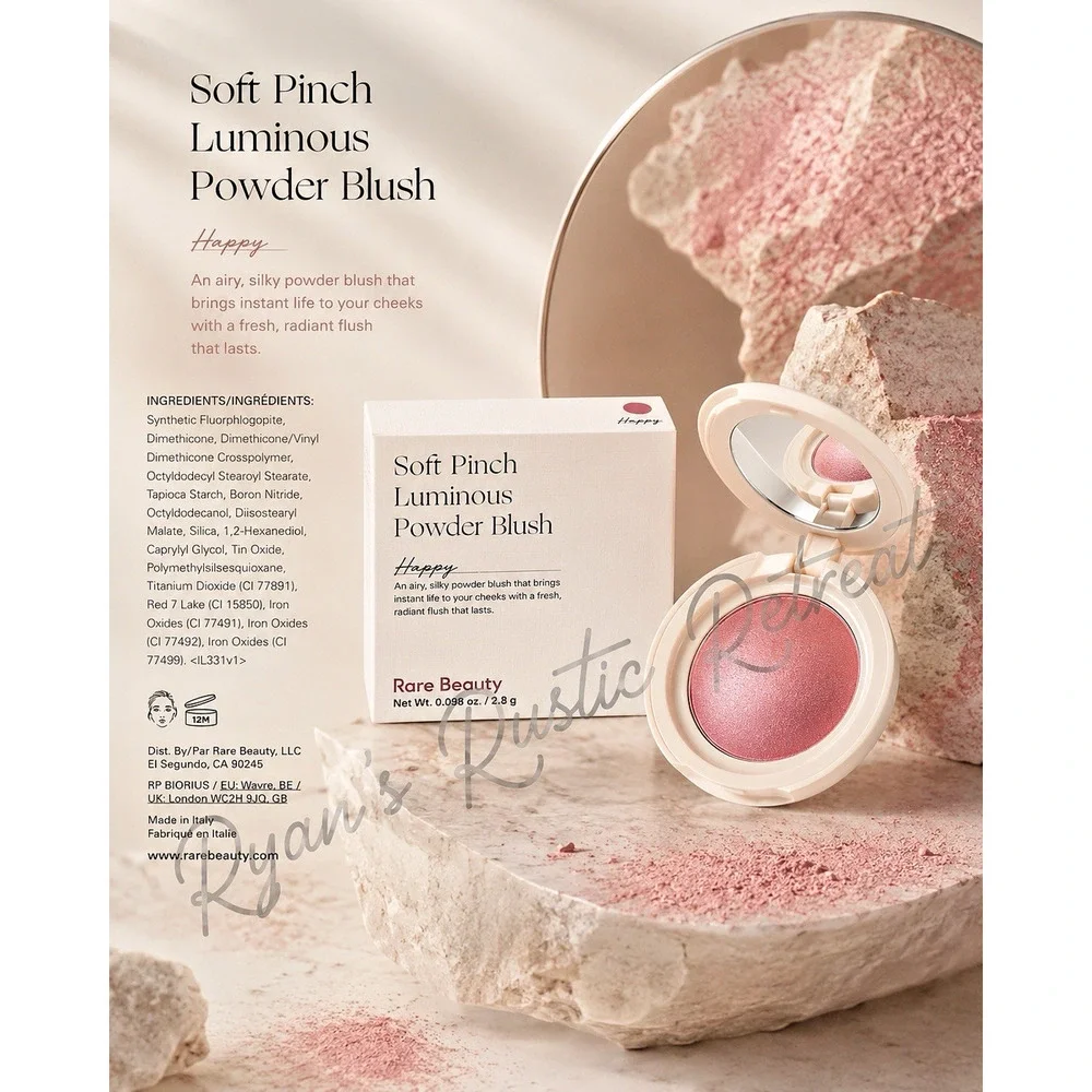 Rare Beauty - Soft Pinch Luminous Powder Blush - Shade: Happy - Full Size